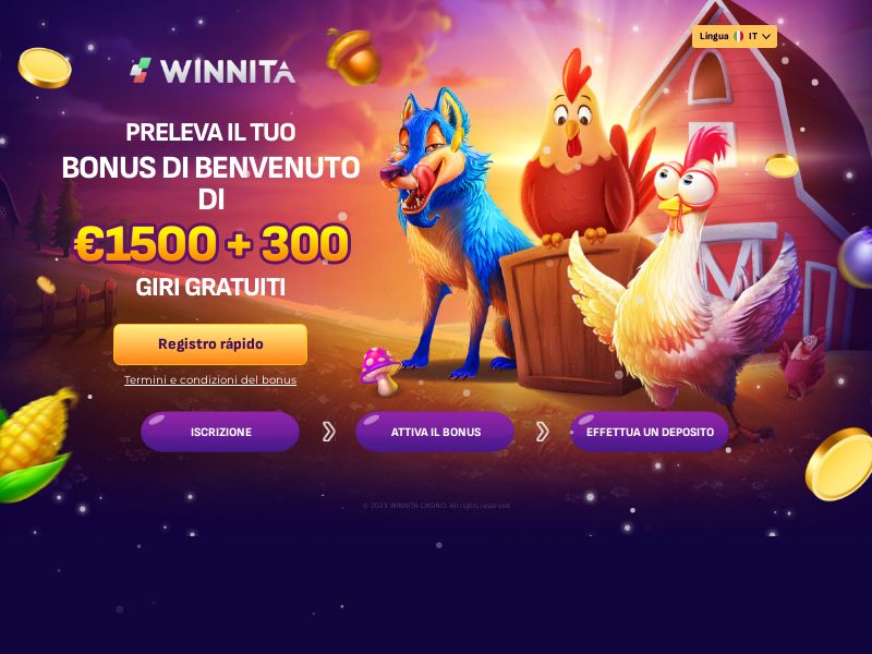 Scopri il Divertimento e le Vincite nel Winita Casinò